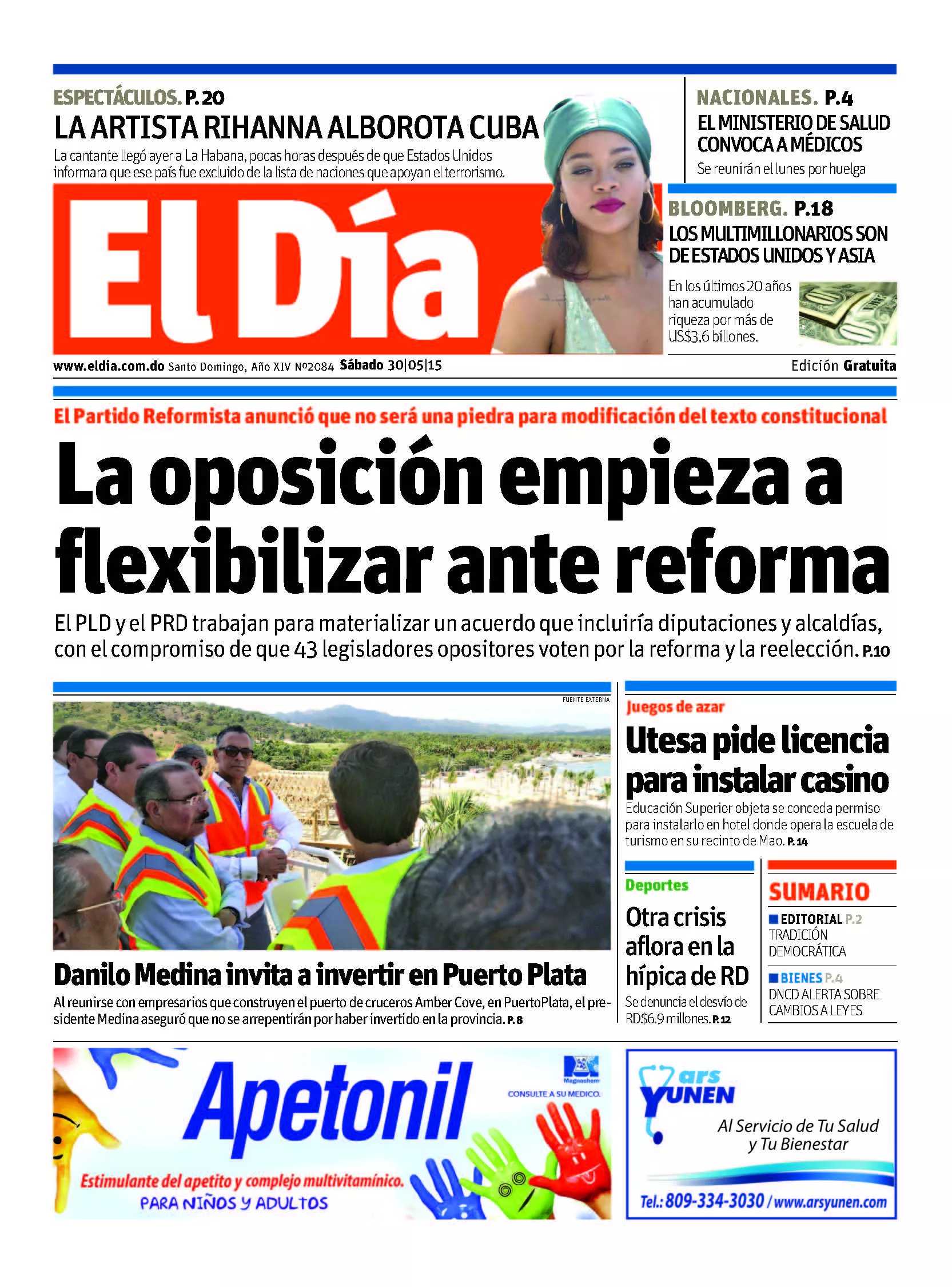 Portada impresa