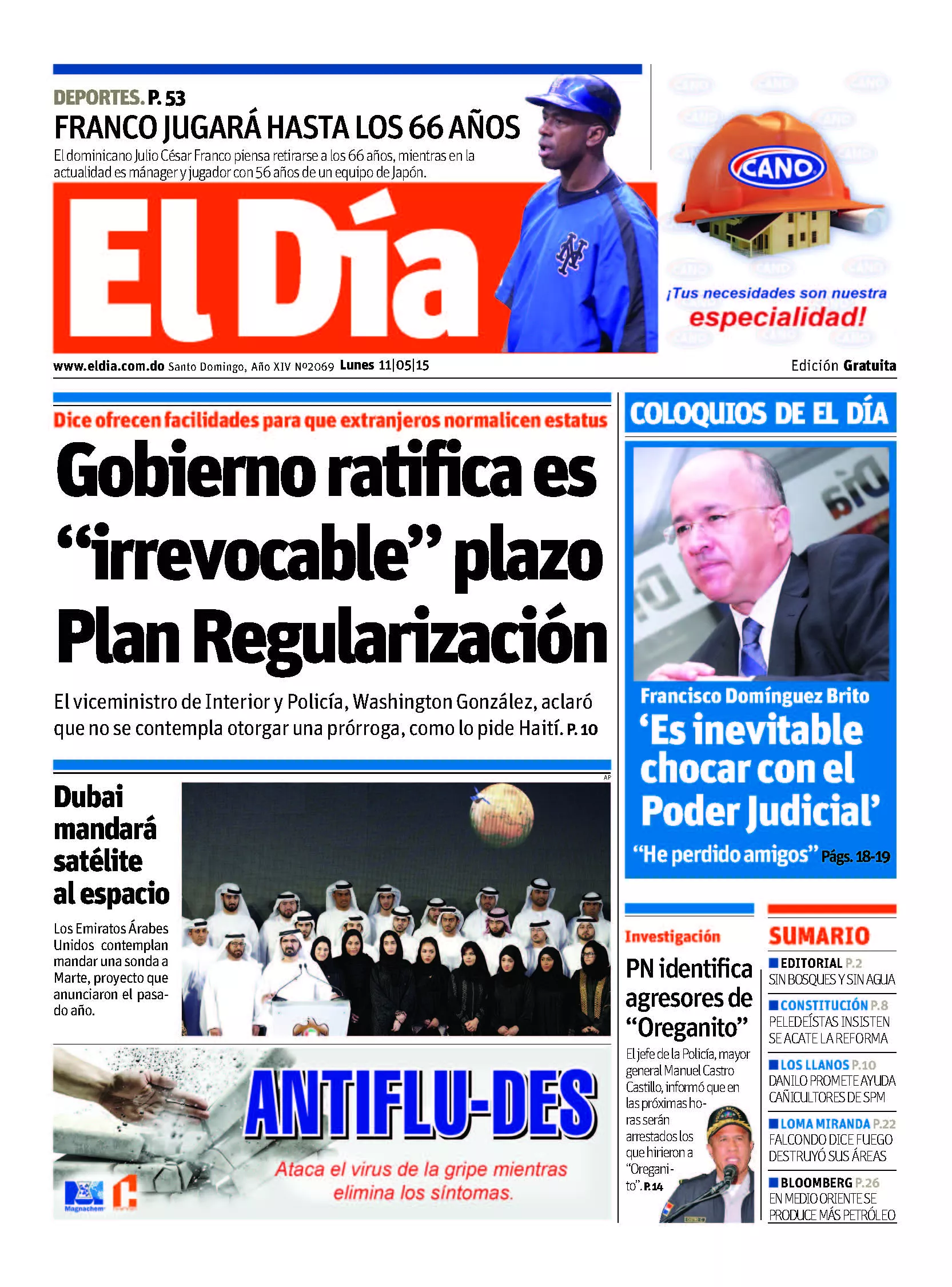Portada impresa