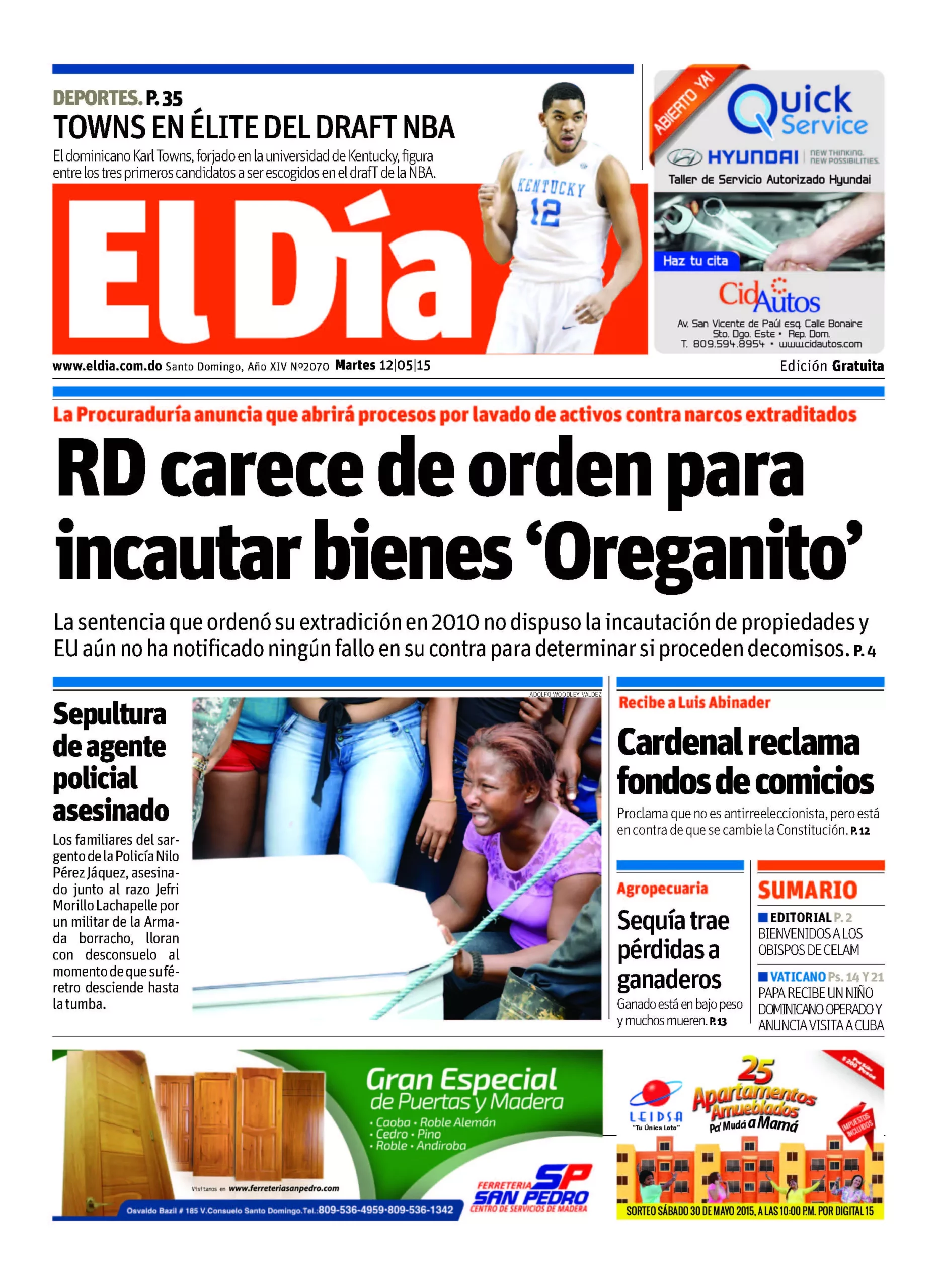 Portada impresa