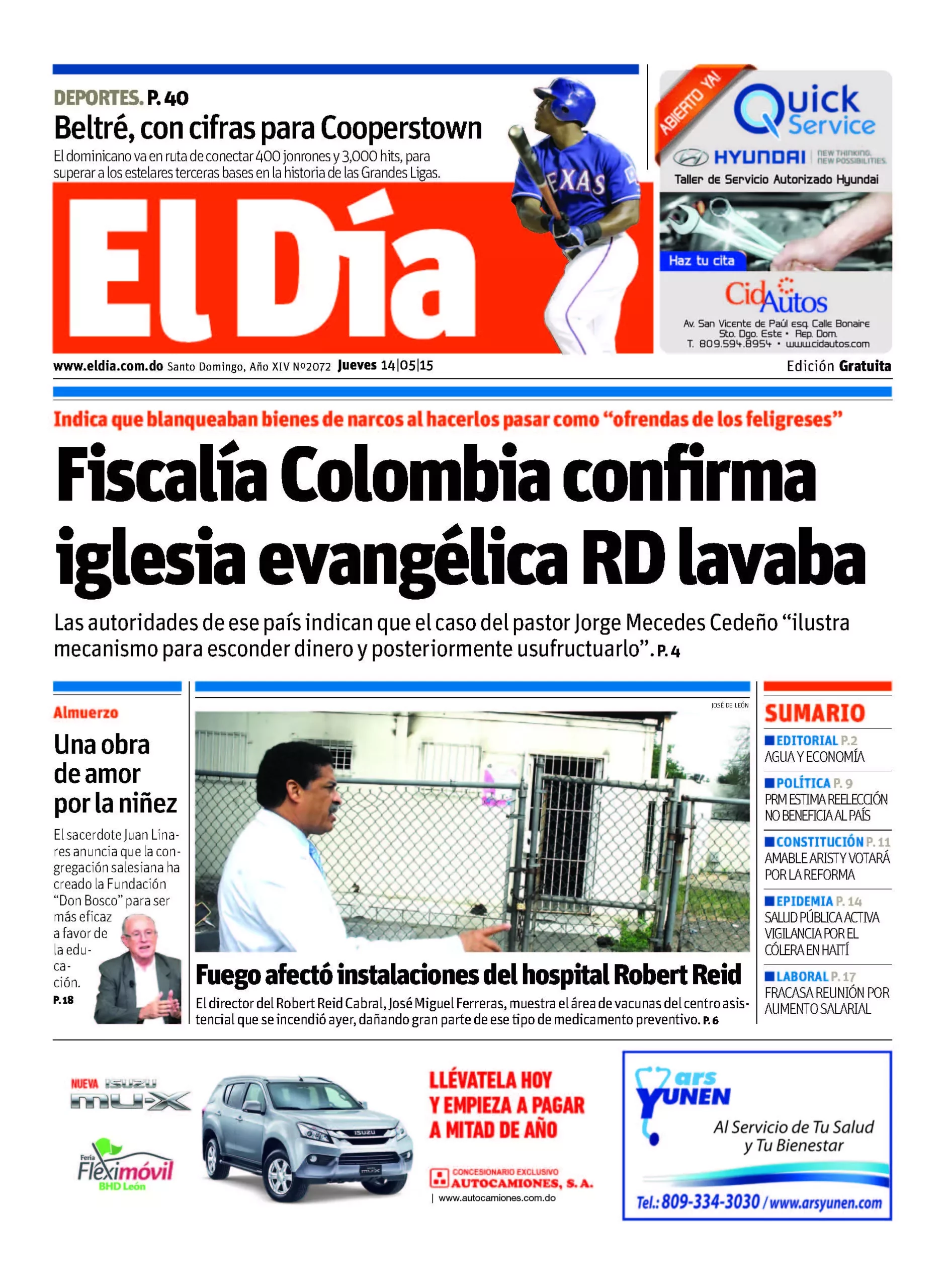 Portada impresa