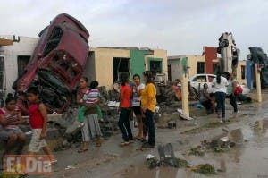 México: Tornado deja 13 muertos, 88 lesionados y  70 casas arrancadas