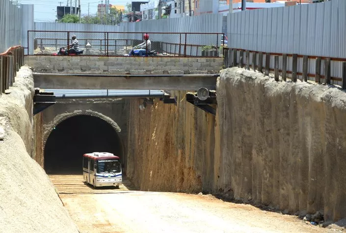 OPRET concluye perforación túnel para ampliación línea 2 del Metro en Santo Domingo Este