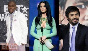 Mayweather, Pacquiao y Katy Perry, celebridades mejor pagadas según Forbes