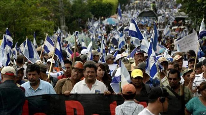 Miles de personas protestan en Nicaragua contra el canal Pacífico-Atlántico