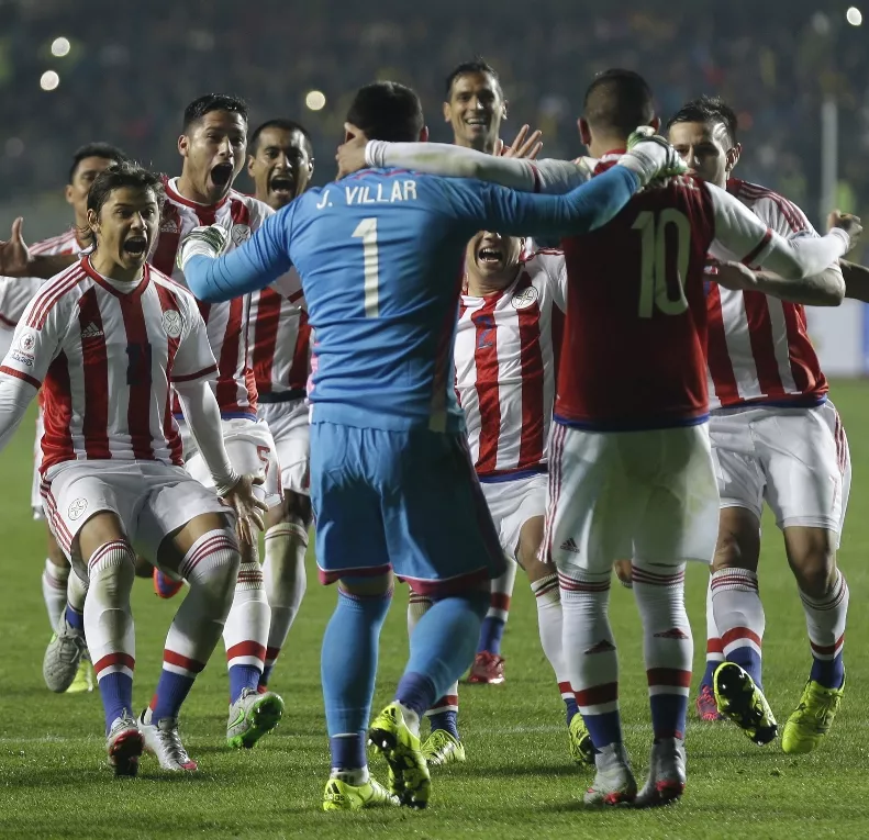 Chile Soccer Copa America Brazil Paraguay