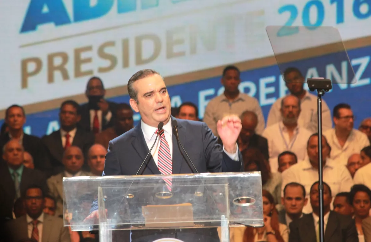 Proclamacion de Luis Abinader. Foto: Elieser Tapia.