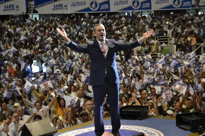 Foto de Luis durante el acto de proclamacion 1