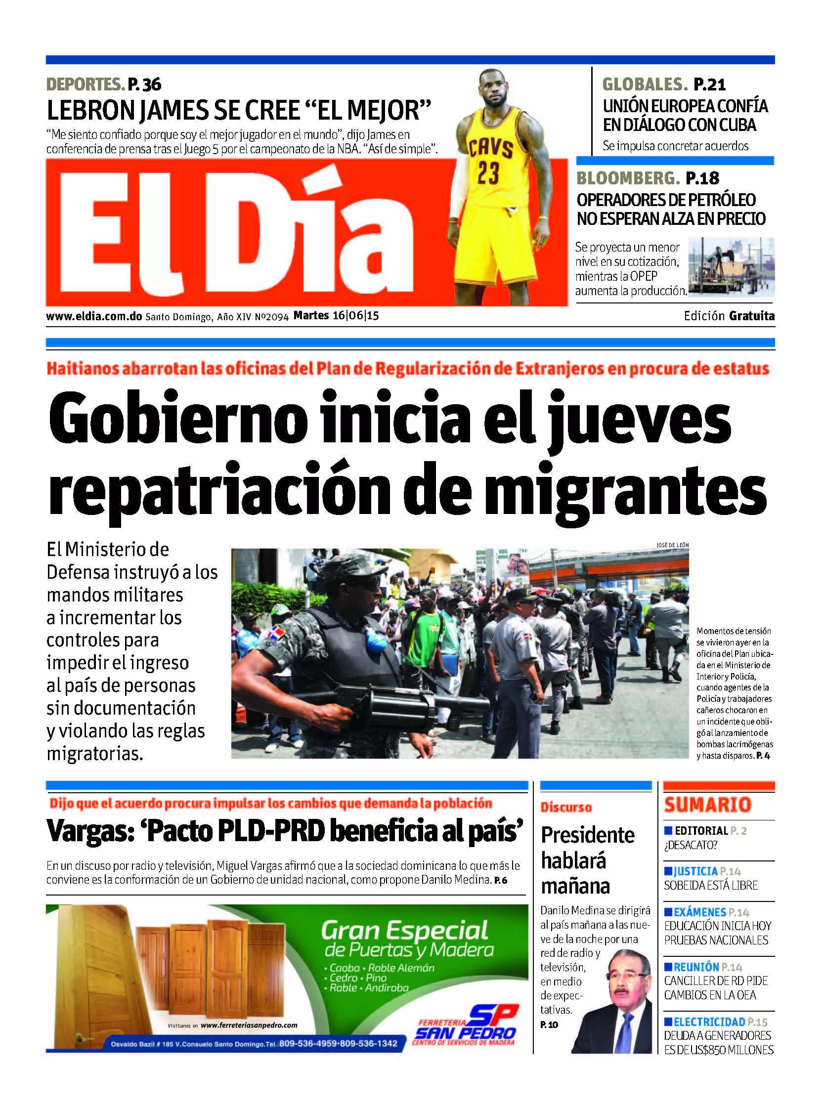 Portada impresa