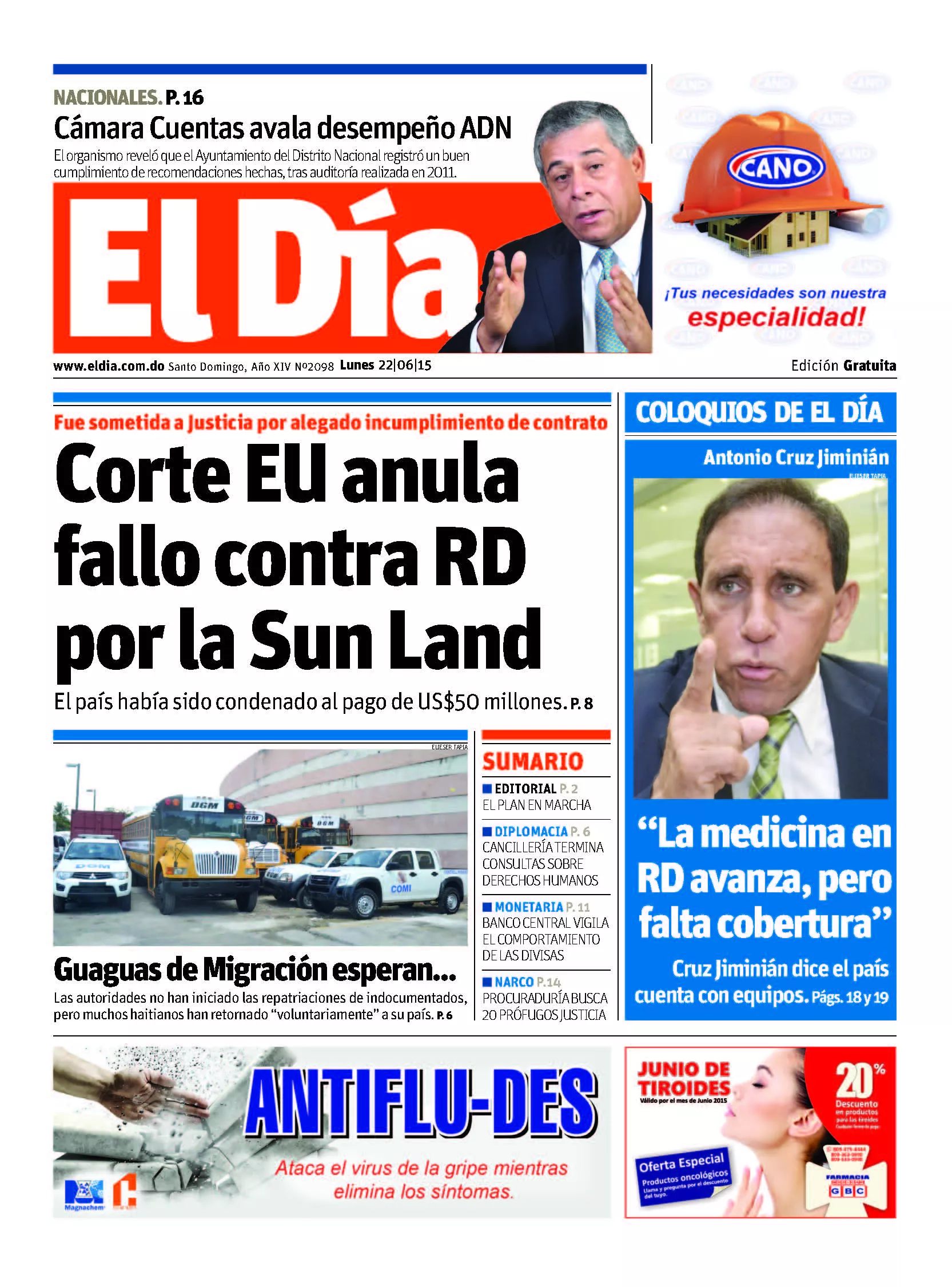 Portada impresa