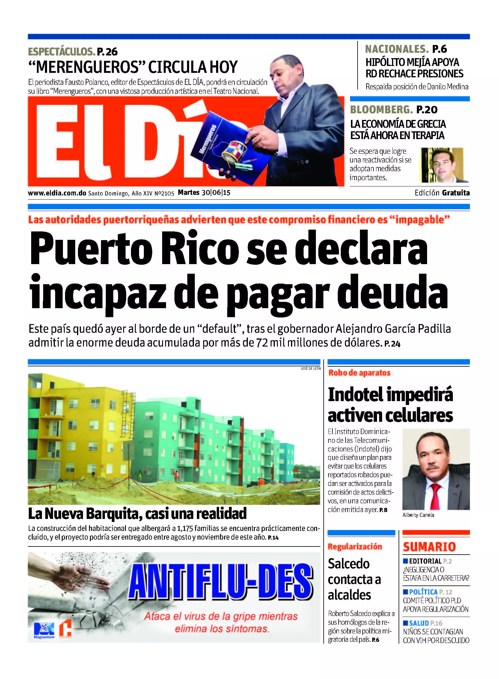 Portada impresa