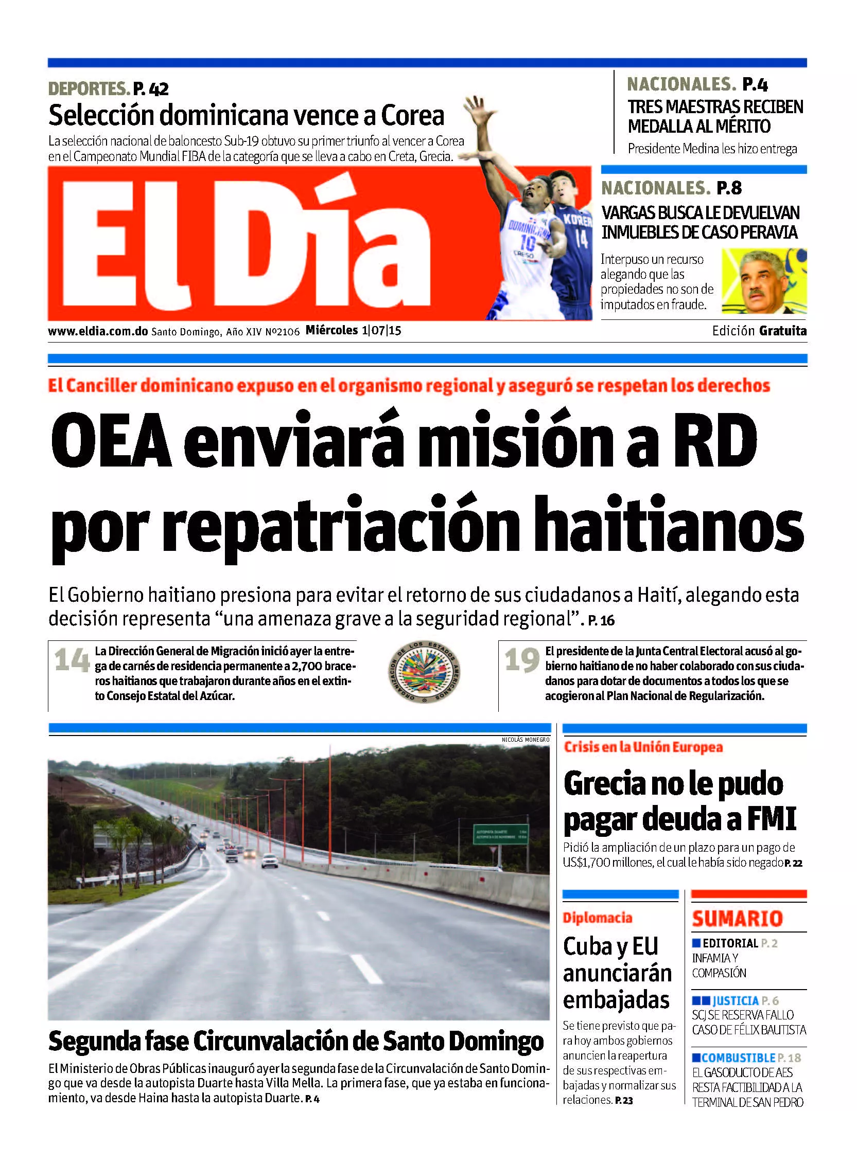 Portada impresa