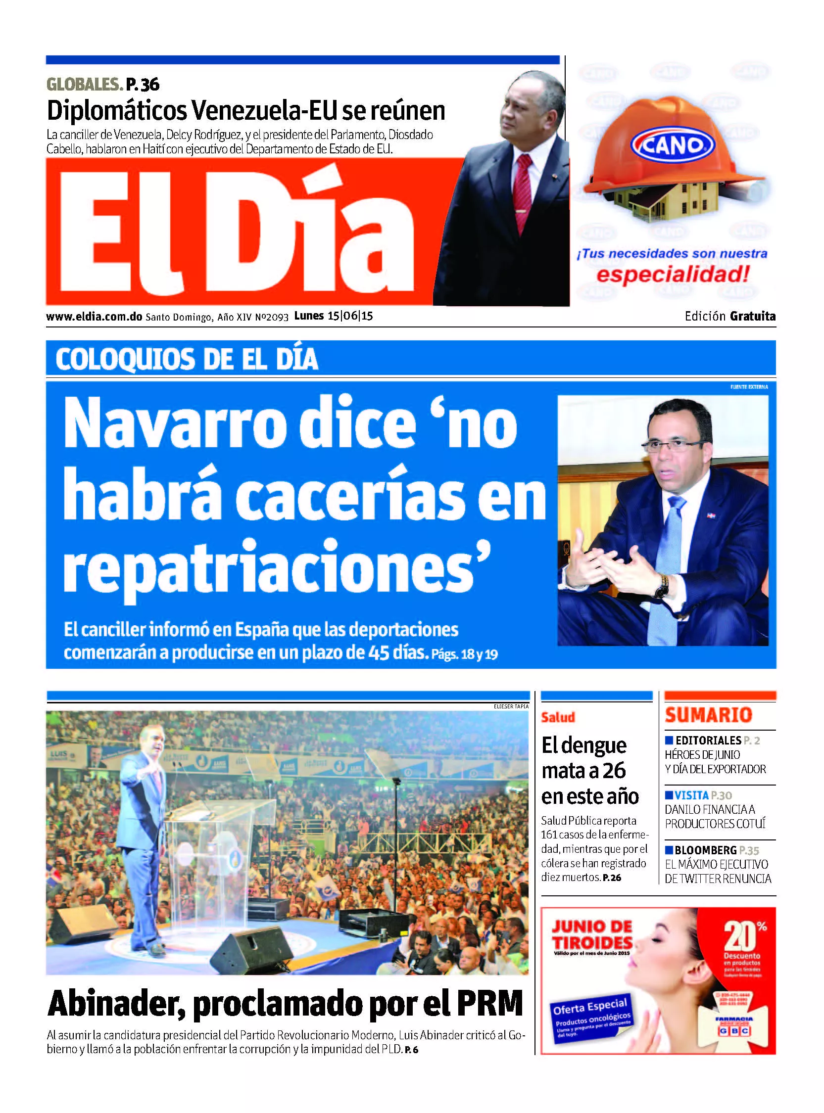 Portada impresa