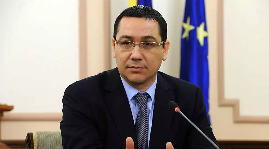 Primer ministro rumano, socialdemócrata, Victor Ponta.