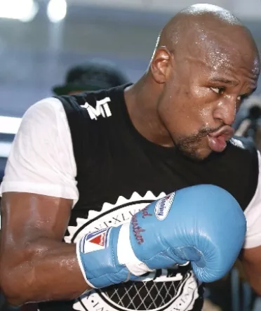 Floyd Mayweather Jr. Media Workout