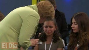 La respuesta de Angela Merkel que hizo llorar a una niña palestina