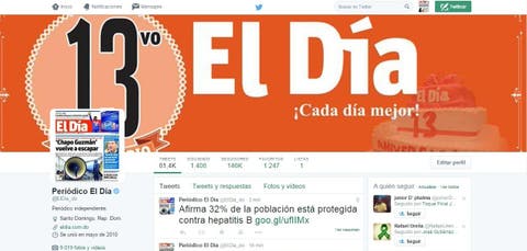 Twitter otorga verificación a la cuenta del periódico El Día