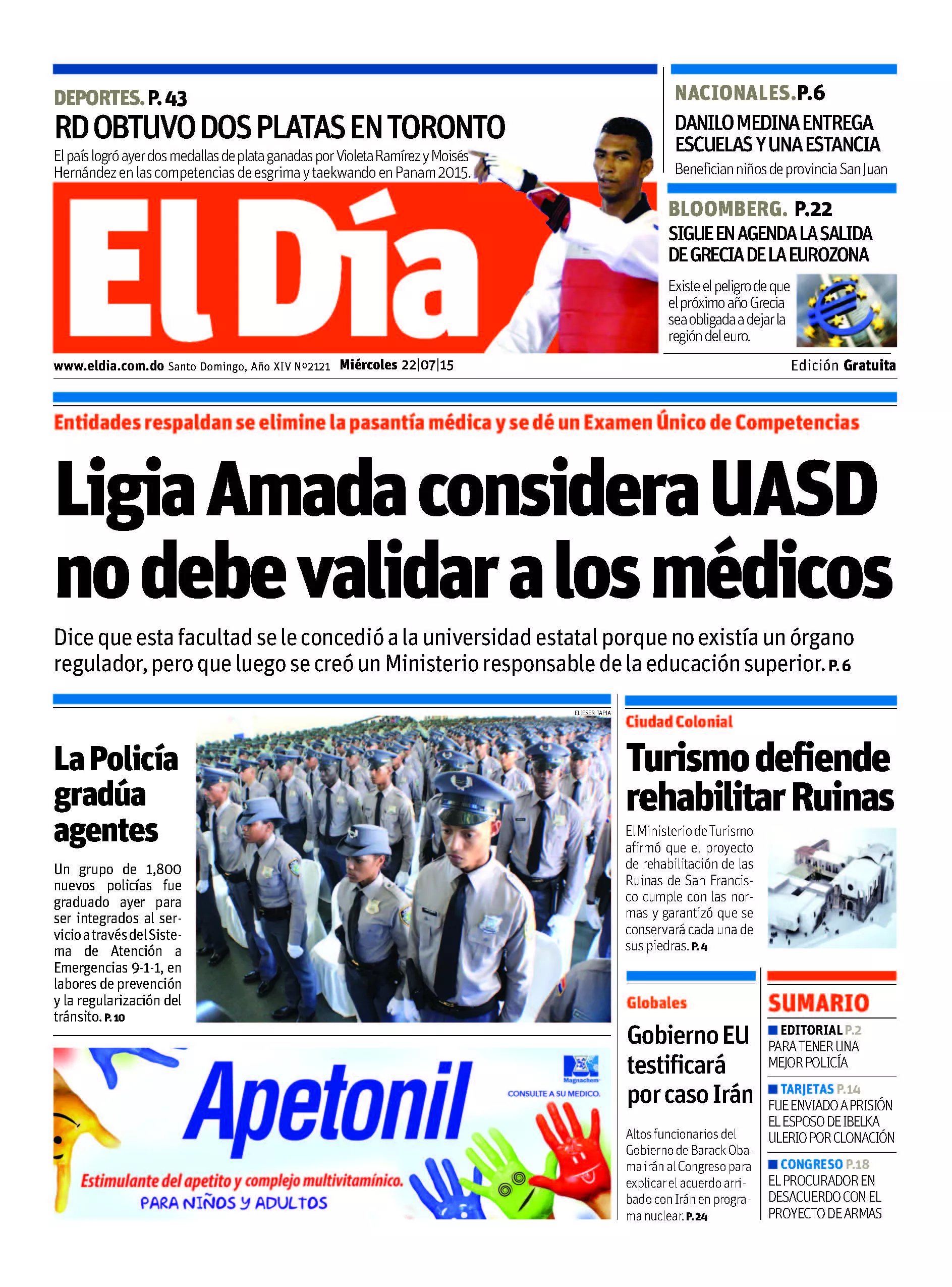 Portada impresa