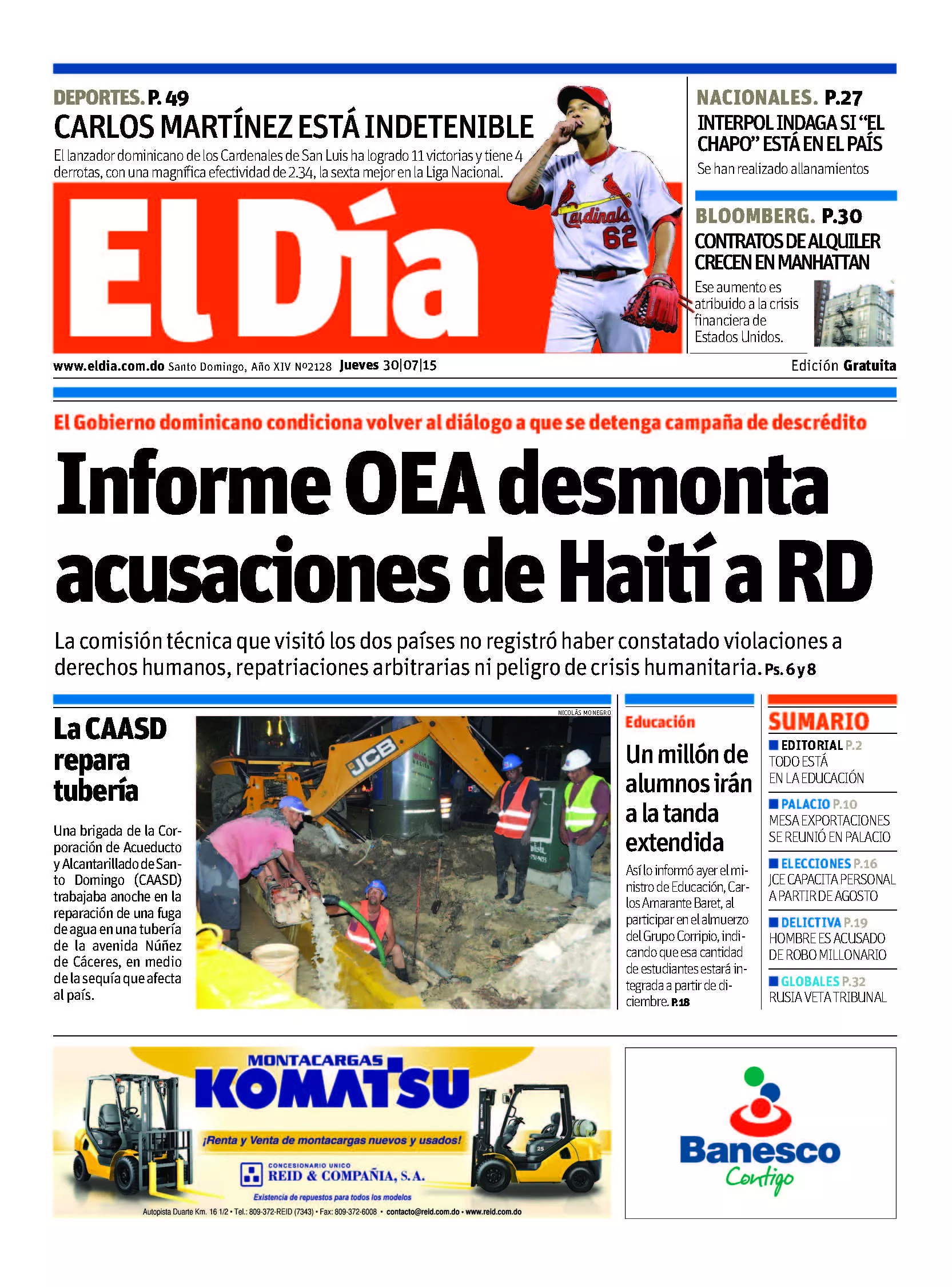 Portada impresa