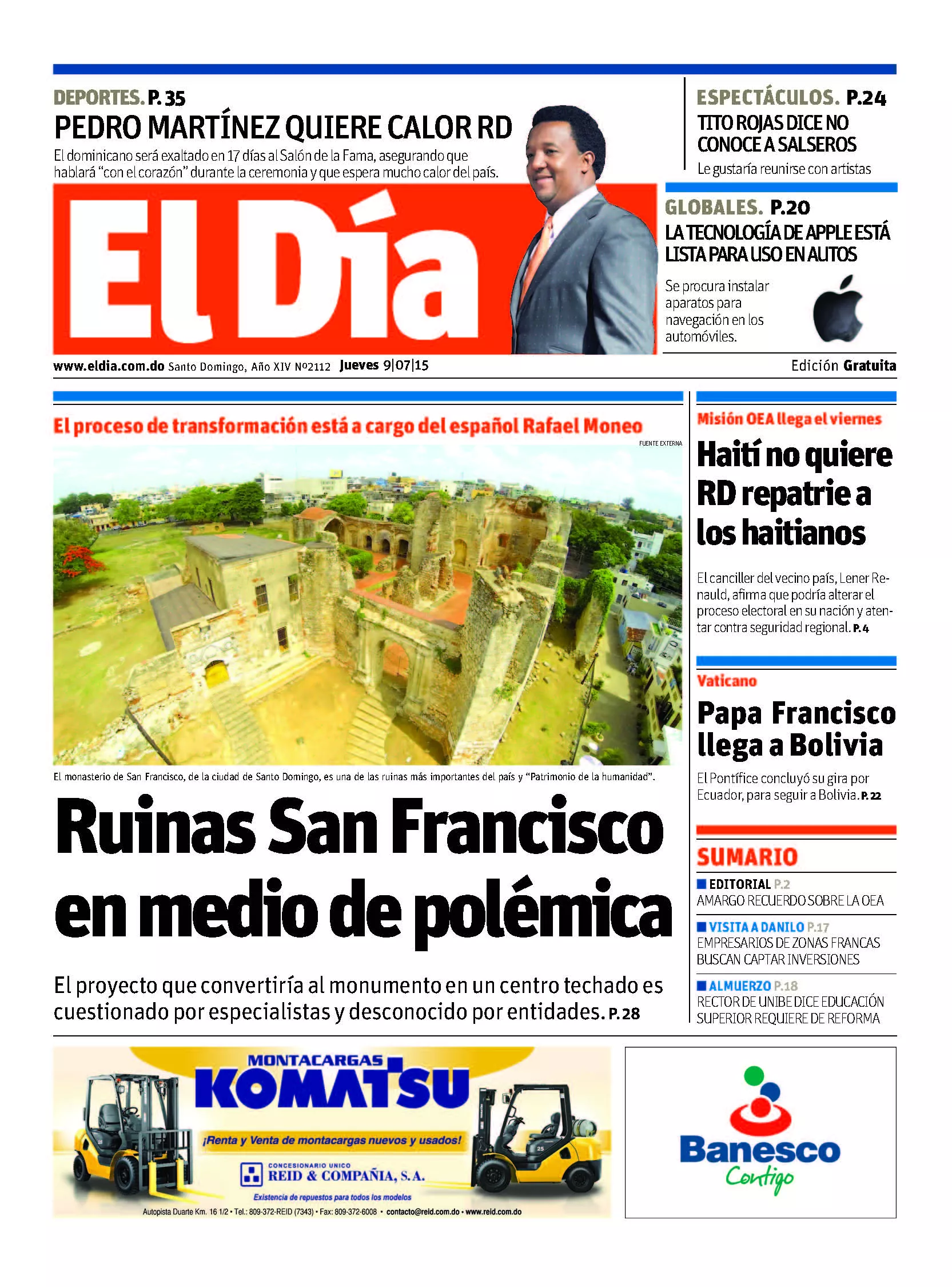 Portada impresa