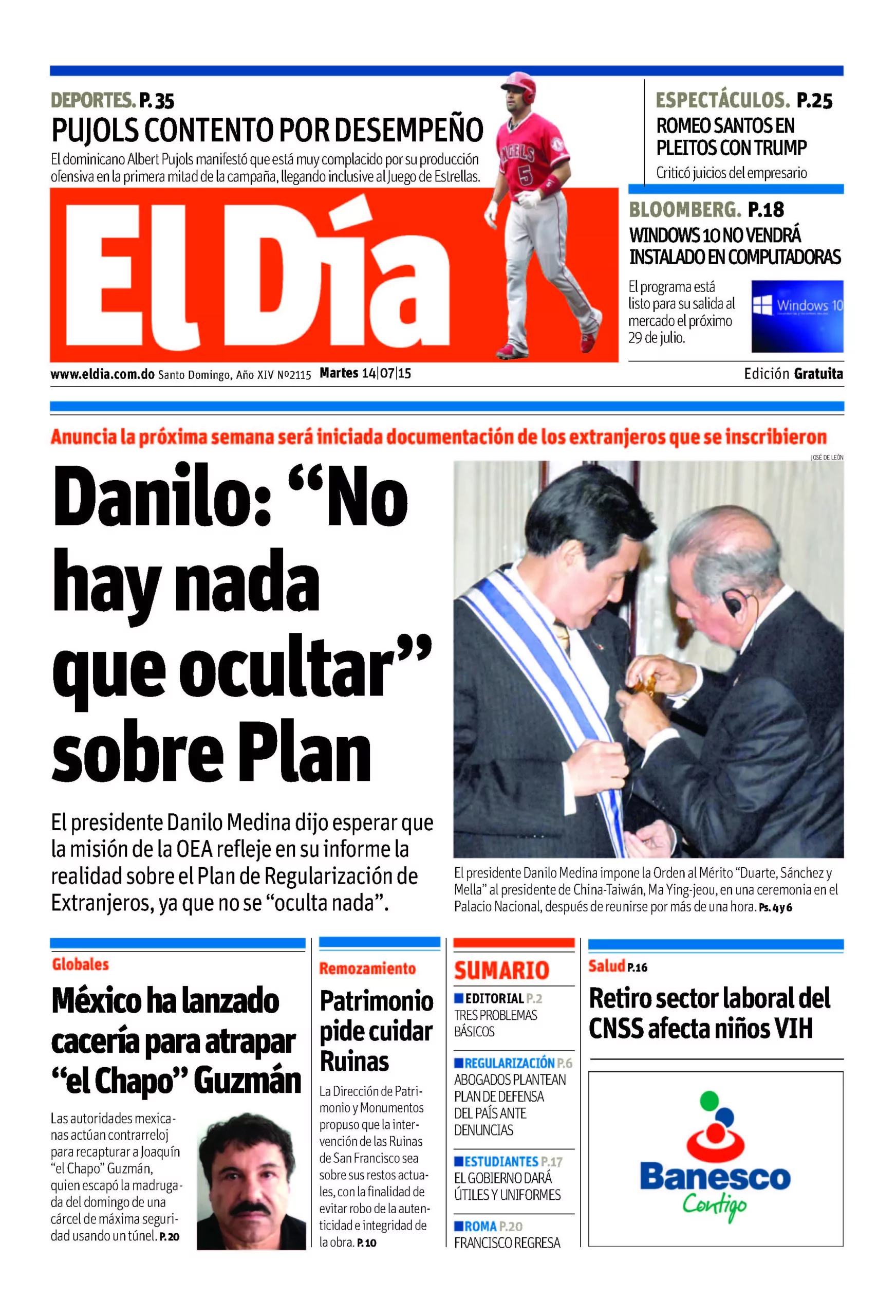 Portada impresa