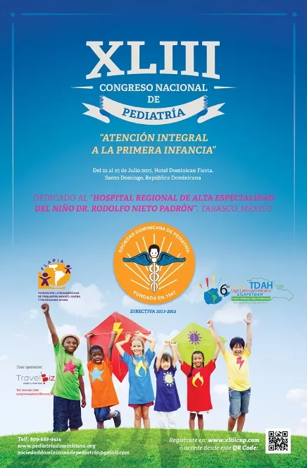 Sociedad de Pediatría celebrará su XLIII Congreso Nacional 