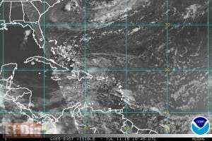 Onda tropical y vaguada provocarán aguaceros y tormentas eléctricas