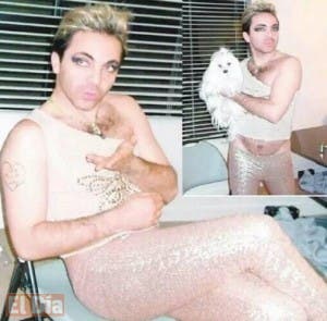 Cristian Castro se viste otra vez de mujer y causa revuelo en las redes sociales