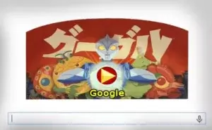 Doodle de Google en honor a Eiji Tsuburaya, creador de Godzilla