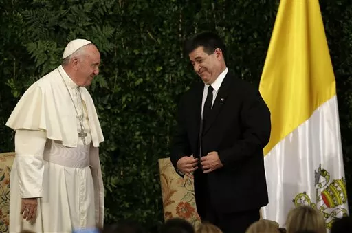 Pope Francisco, Horacio Cartes