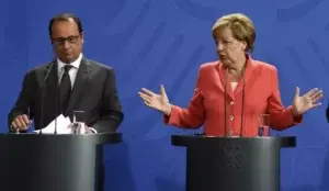 Merkel y Hollande buscan respuesta a la crisis migratoria