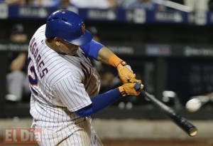 Juan Lagares fleta el cuarto jonrón de la temporada