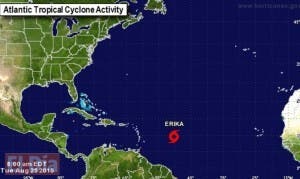 ¡Nueva alerta! Tormenta Erika se acerca a tierra