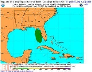 Sur de Florida bajo alerta de posibles inundaciones por remanente de Erika