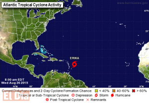 República Dominicana en alerta roja por paso de tormenta Erika