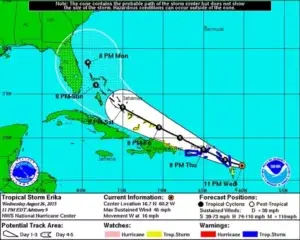 Erika se disipa tras causar 20 muertes en el Caribe