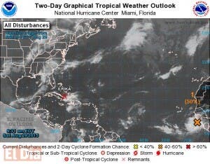 Tormenta tropical Erika causa lluvias en extremo oriental de Cuba