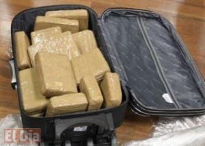 Pasajero «olvida» maleta con 16 kilos de cocaína en el aeropuerto Las Américas