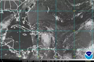 Tormenta Erika se acerca a República Dominicana, se esperan aguaceros para hoy