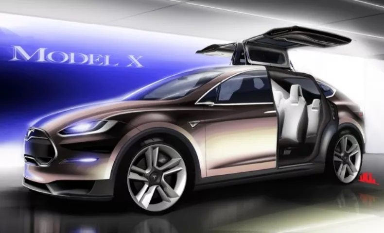 Primer SUV Modelo X  Tesla en California