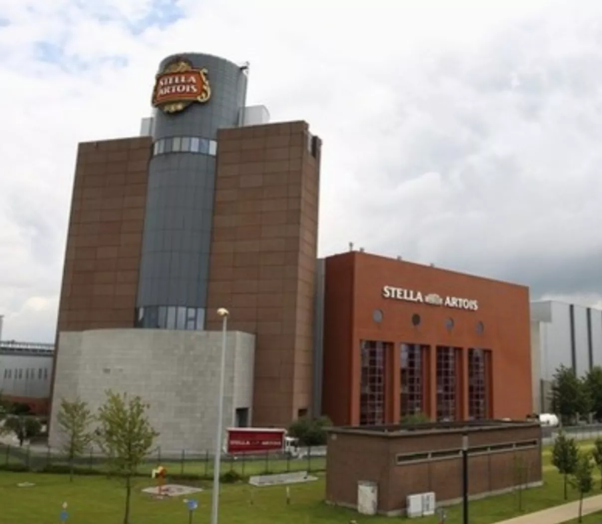 View of Anheuser-Busch InBev headquarters in Leuven