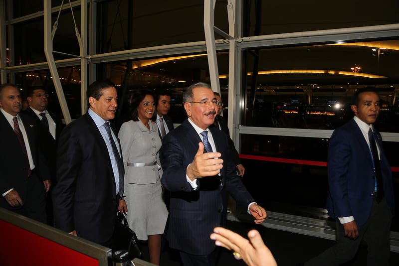 Danilo Medina llega a Nueva York e iniciará visita a la ONU este viernes