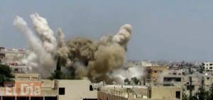 Bombardeo rebelde en Siria deja al menos 14 muertos