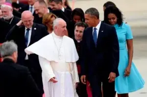 Fastuosa recepción aguarda al papa en Casa Blanca