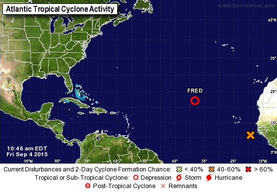 Tormenta Fred se degradará a “remanente de baja presión” en el Atlántico