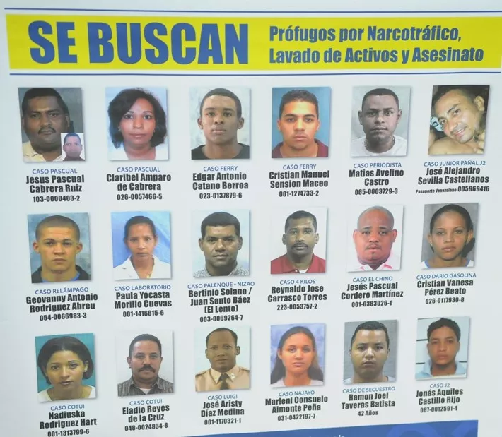 Los 19 más buscados en República Dominicana