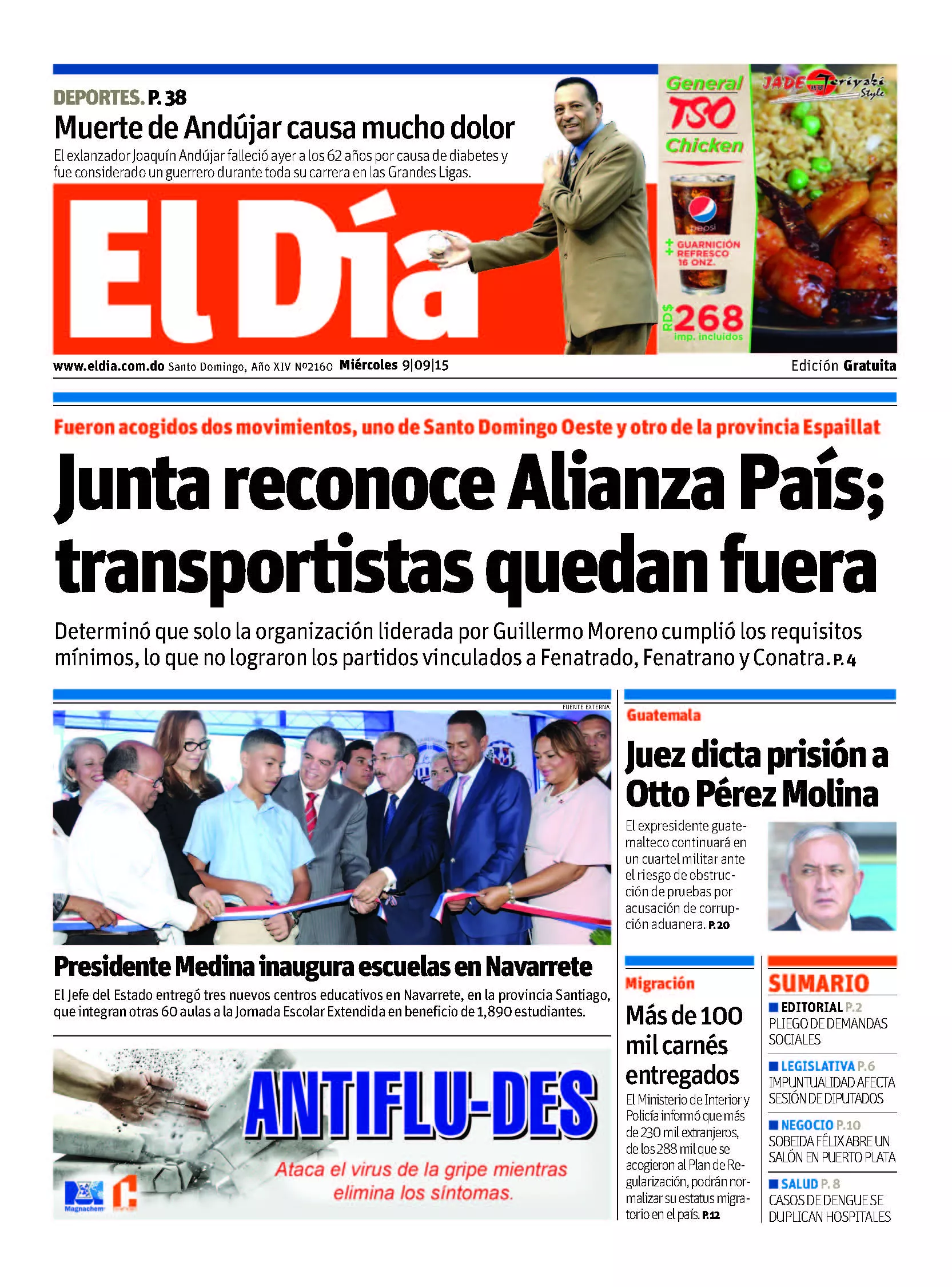 Portada impresa
