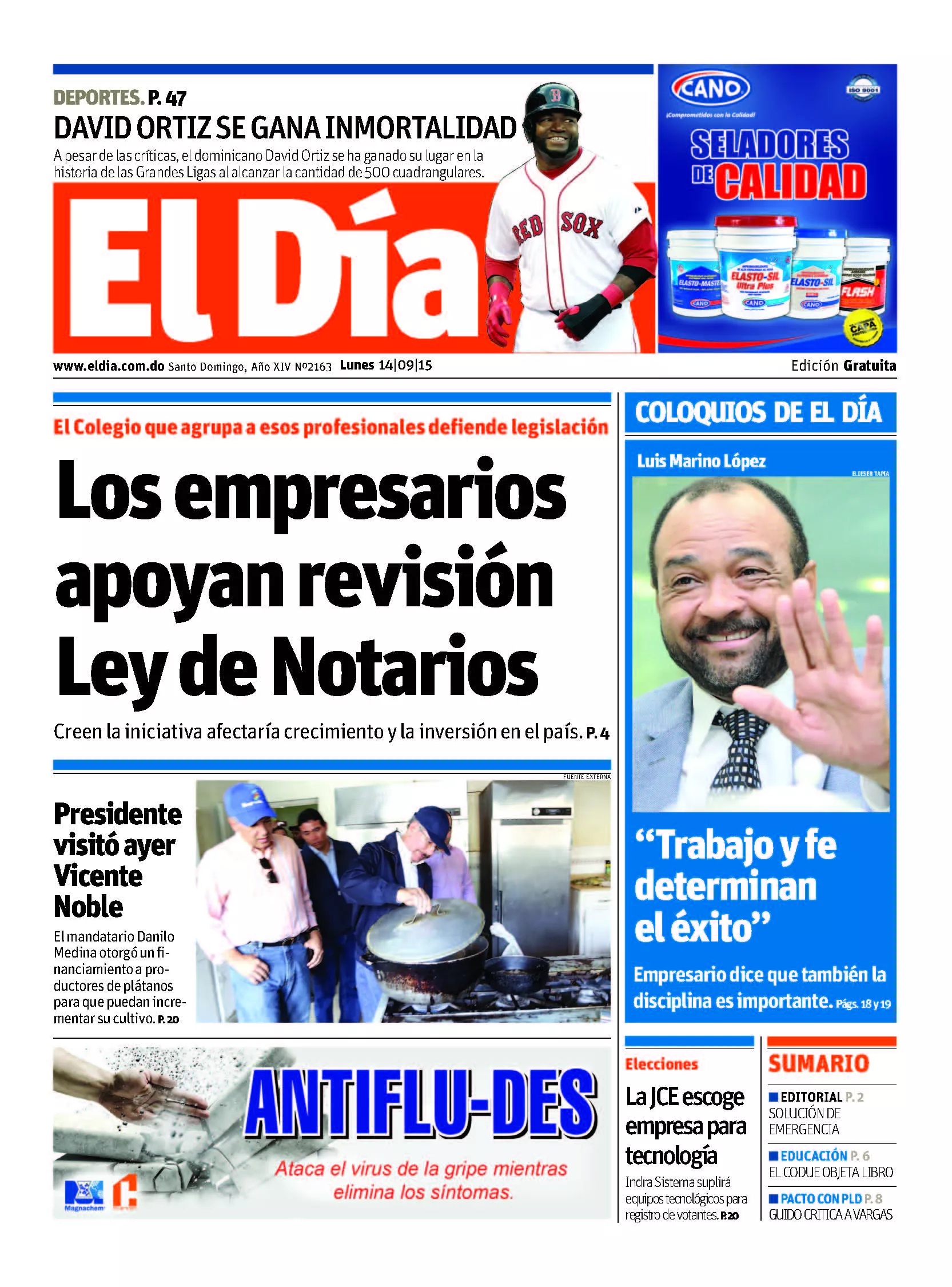 Portada impresa