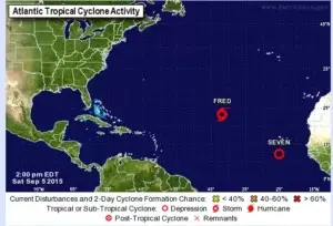 Se forma nueva depresión tropical en el Atlántico