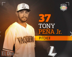 Tony Peña es el relevista del año en la Liga Mexicana