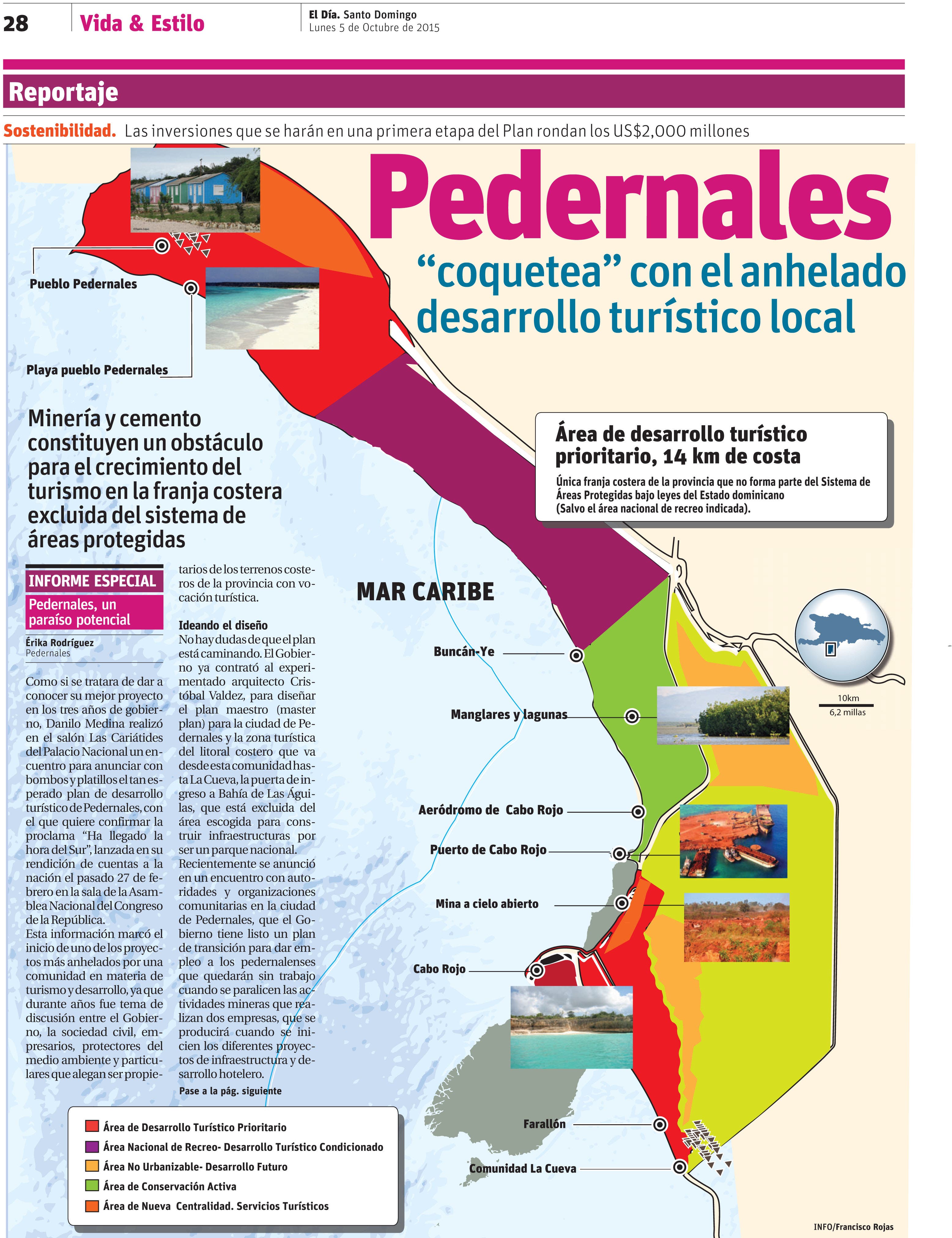 Pedernales “coquetea” con el anhelado desarrollo turístico local
